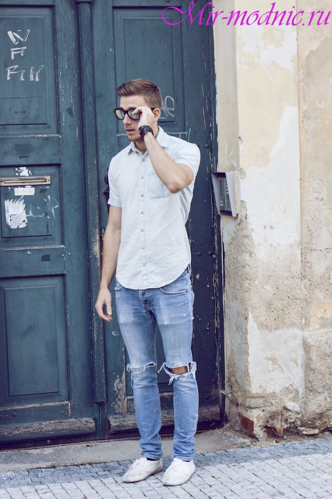 Модные джинсы 2018 мужские фото